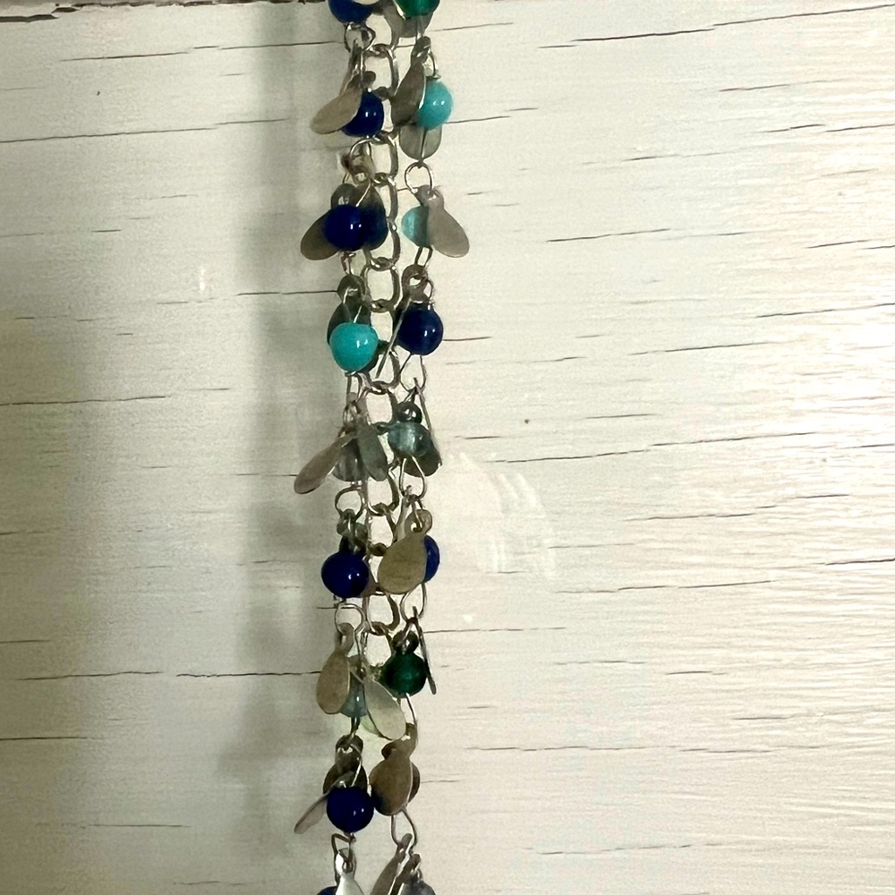 Long costume jewelry necklace
